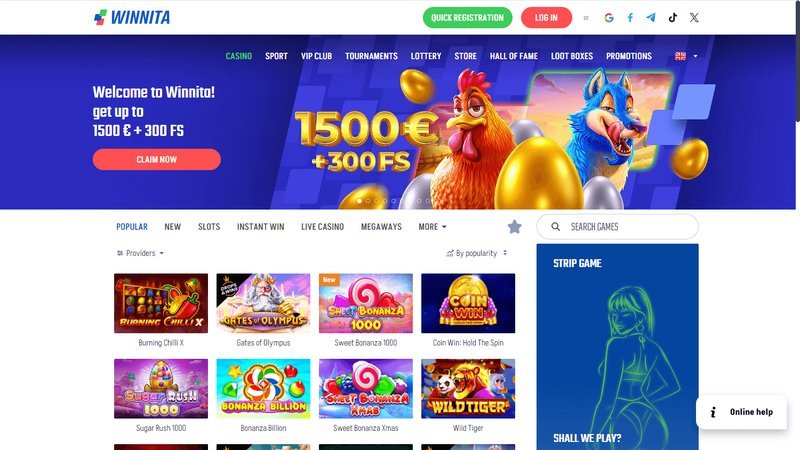 Accedi a Winnita Casinò: Scopri le Offerte e i Giochi Esclusivi - panoramica